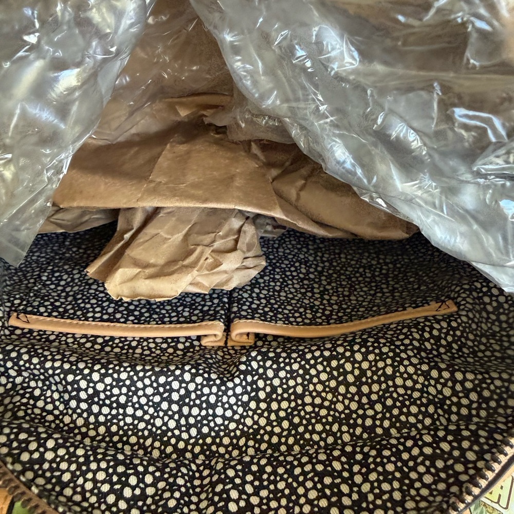 Women's Loeffler Randall Pebbled Leather Stud-Accent Tote Bag - Peach - Picture 6 of 6